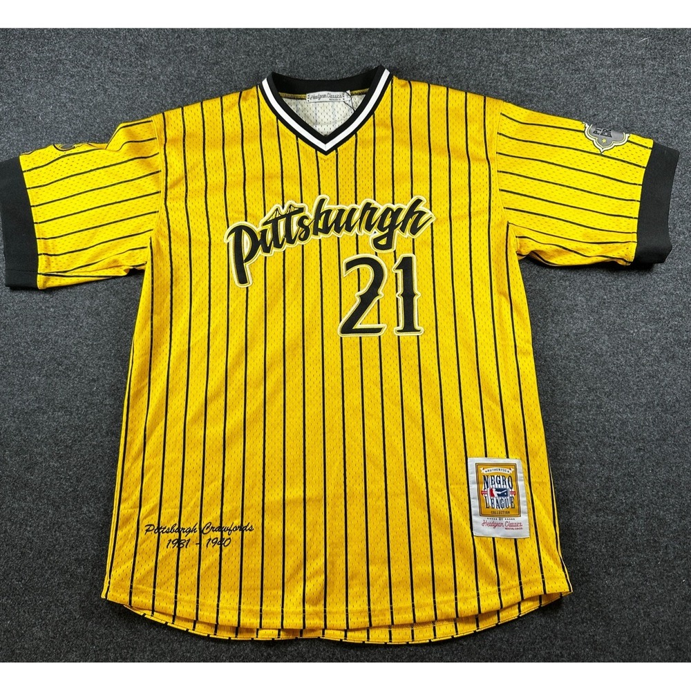 Headgear Classic Pittsburgh Crawfords Negro League Pinstripe Jersey 2XL NWT $125